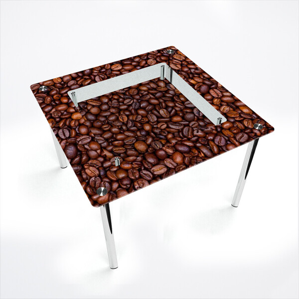 

Стол БЦ-стол Квадратный с полкой Coffee aroma (700 x 700 x 750)