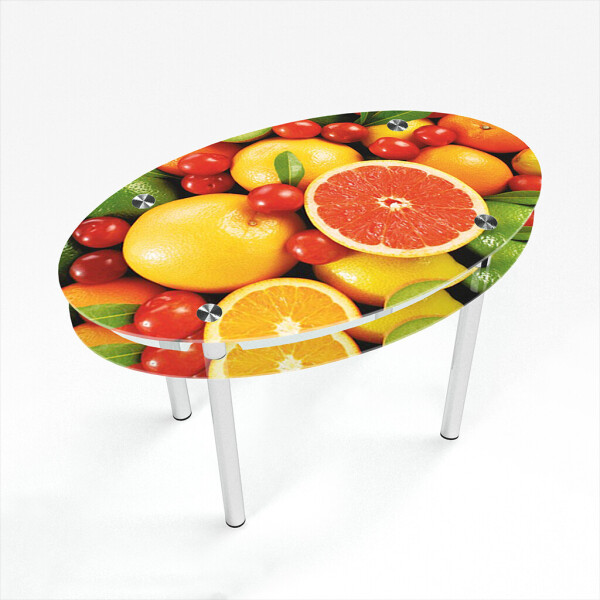 

Стол БЦ-стол Овальный с проходящей полкой Fruit Эко (650 x 1100 x 750)