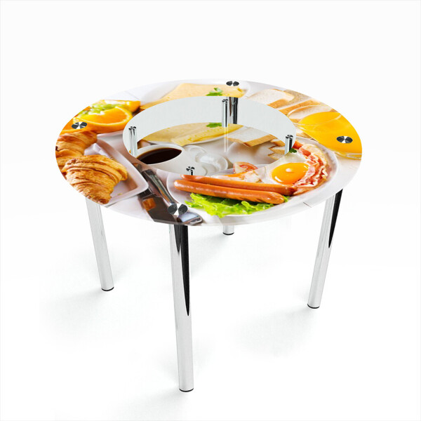 

Стол БЦ-стол Круглый с полкой Nice breakfast Эко (700 x 700 x 750)