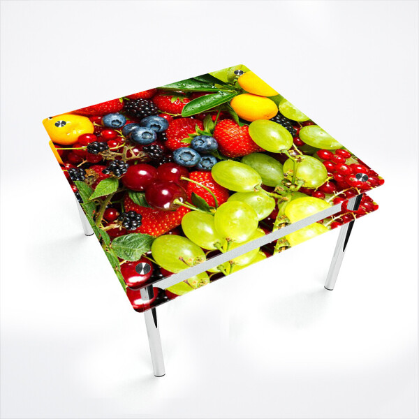 

Стол БЦ-стол Квадратный с проходящей полкой Wood berry (900 x 900 x 750)