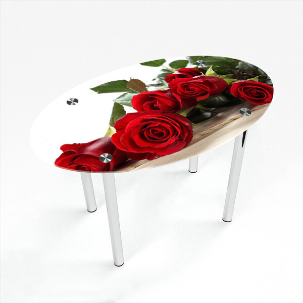 

Стол БЦ-стол Овальный Red Roses Эко (650 x 1100 x 750)