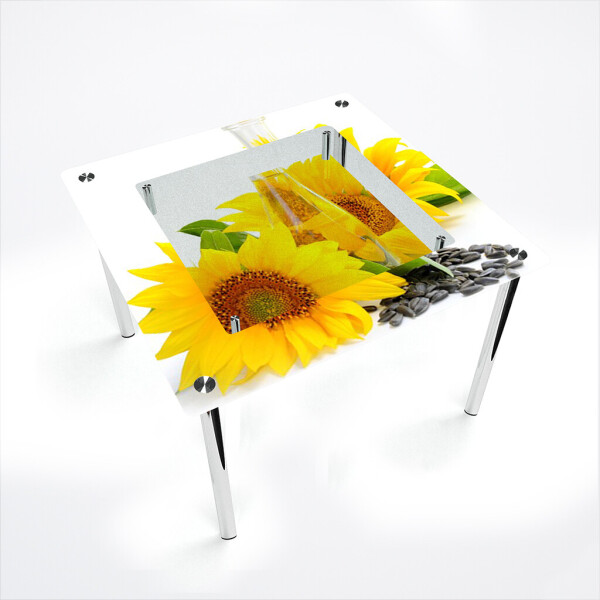 

Стол БЦ-стол Квадратный с полкой Sunflower (900 x 900 x 750)