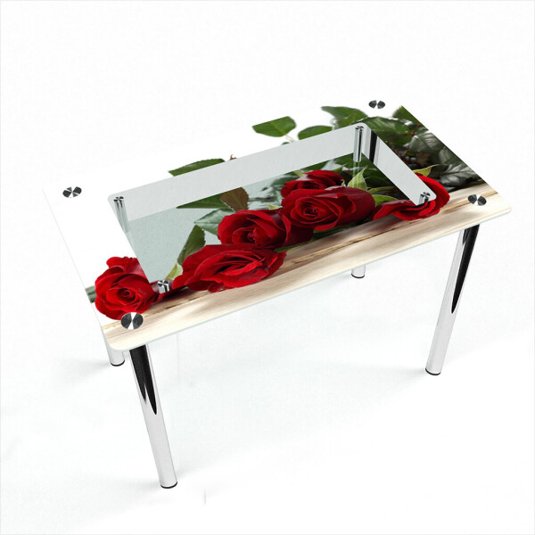 

Стол БЦ-стол Прямоугольный с полкой Red Roses Эко (610 x 910 x 750)