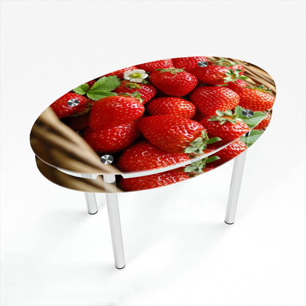 

Стол БЦ-стол Овальный с проходящей полкой Strawberry (650 x 1100 x 750)