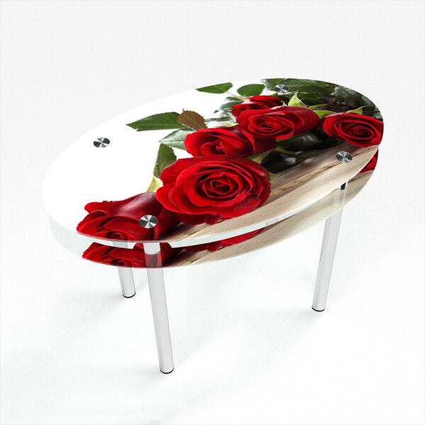 

Стол БЦ-стол Овальный с проходящей полкой Red Roses Эко (650 x 1100 x 750)