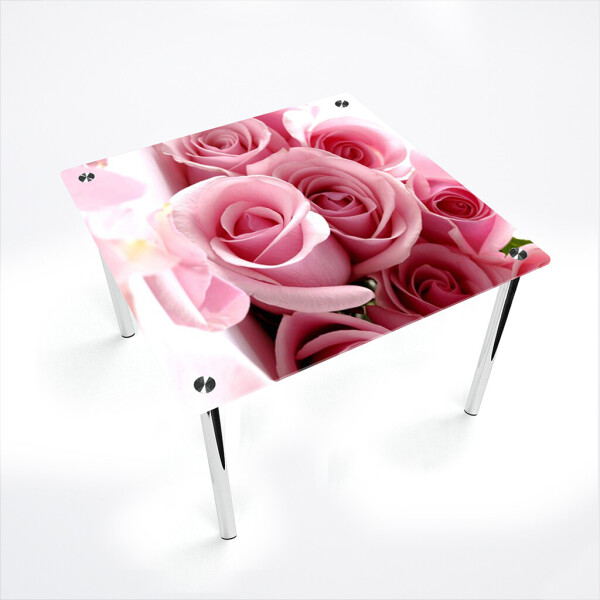 

Стол БЦ-стол Квадратный Pink Roses (900 x 900 x 750)