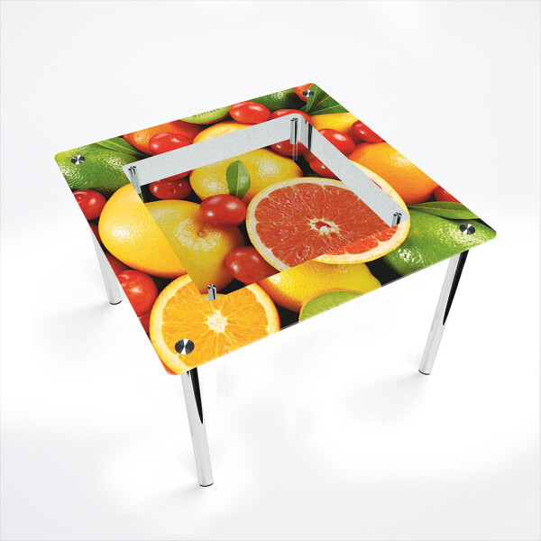 

Стол БЦ-стол Квадратный с полкой Fruit (900 x 900 x 750)