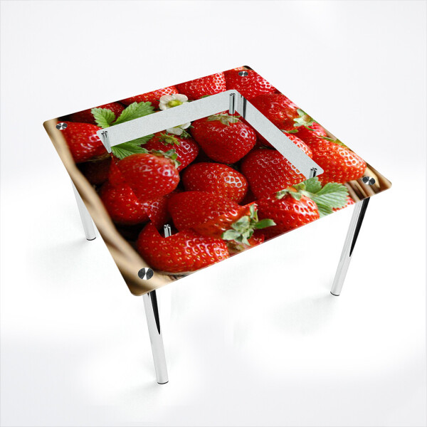 

Стол БЦ-стол Квадратный с полкой Strawberry (1100 x 1100 x 750)
