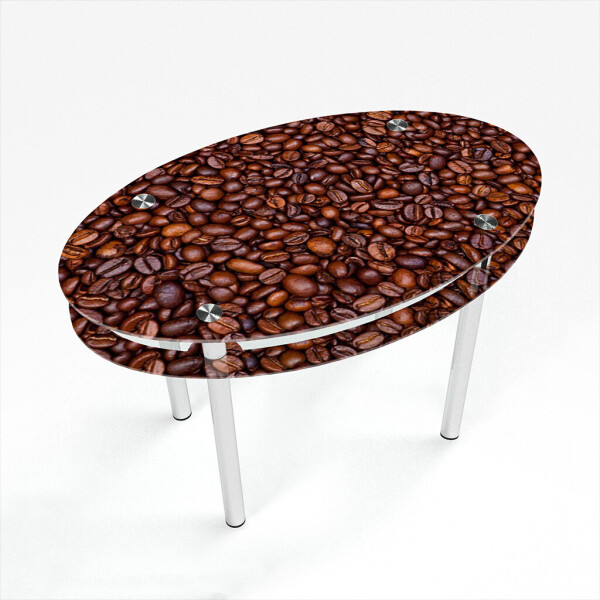 

Стол БЦ-стол Овальный с проходящей полкой Coffee aroma (850 x 1300 x 750)