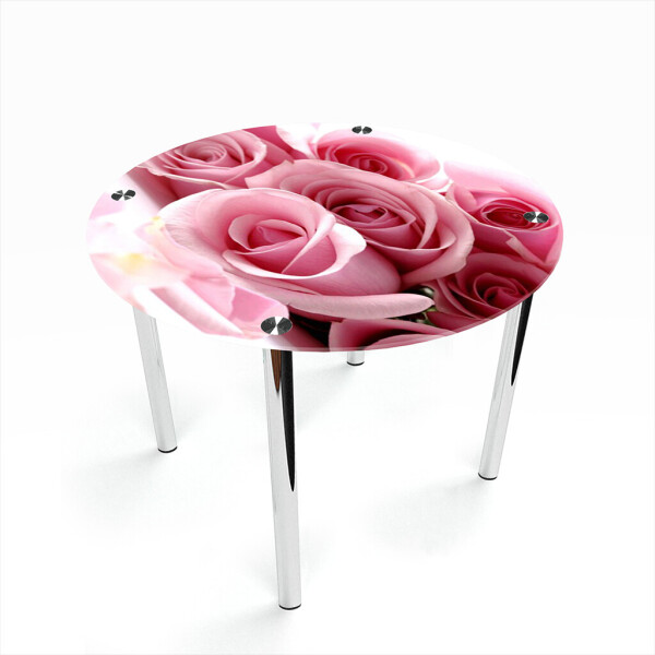 

Стол БЦ-стол Круглый Pink Roses (900 x 900 x 750)