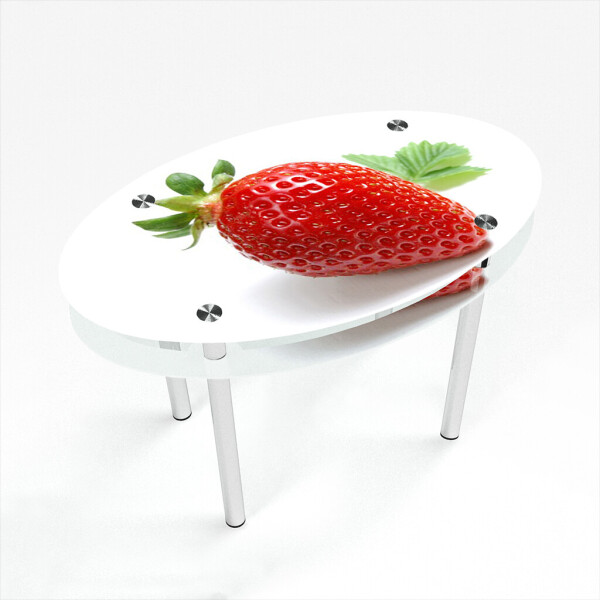 

Стол БЦ-стол Овальный с проходящей полкой Sweet berry (650 x 1100 x 750)
