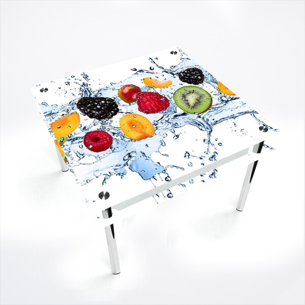 

Стол БЦ-стол Квадратный с проходящей полкой Berry Mix Эко (700 x 700 x 750)