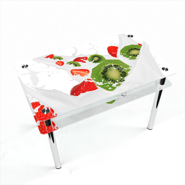 

Стол БЦ-стол Прямоугольный с проходящей полкой Fruit&Milk (610 x 910 x 750)