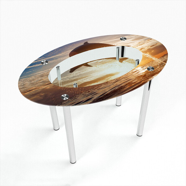 

Стол БЦ-стол Овальный с полкой Sunset (650 x 1100 x 750)