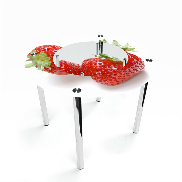 

Стол БЦ-стол Круглый с полкой Red berry (900 x 900 x 750)