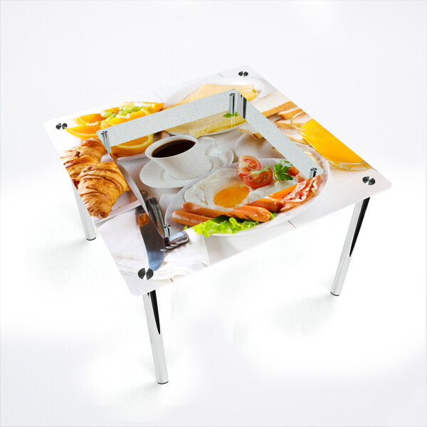 

Стол БЦ-стол Квадратный с полкой Nice breakfast Эко (700 x 700 x 750)