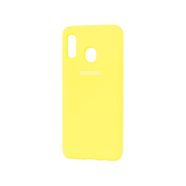 

Силиконовый чехол COLOR COVER SILK PC Samsung A30 Yellow