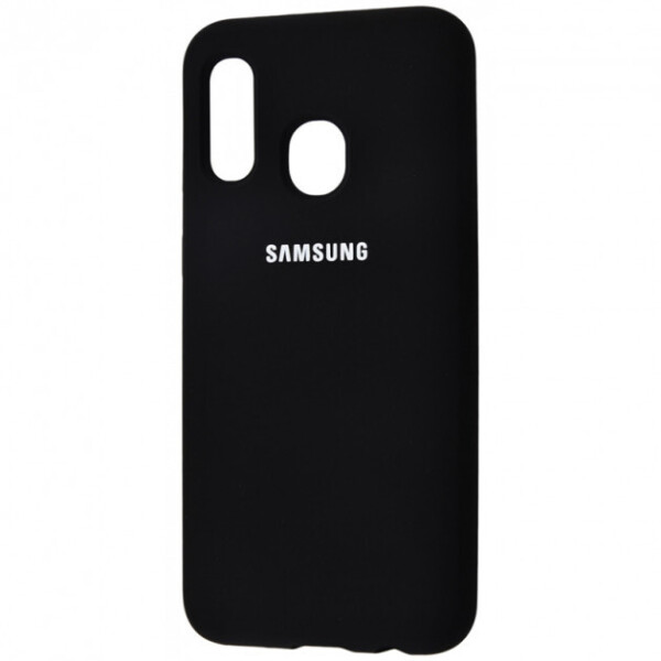 

Силиконовый чехол COLOR COVER SILK PC Samsung A40 Black