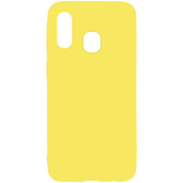 

Силиконовый чехол COLOR COVER SILK PC Samsung A40 Yellow