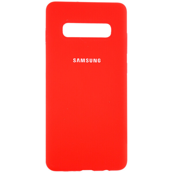 

Силиконовый чехол COLOR COVER SILK PC Samsung S10 Plus Red