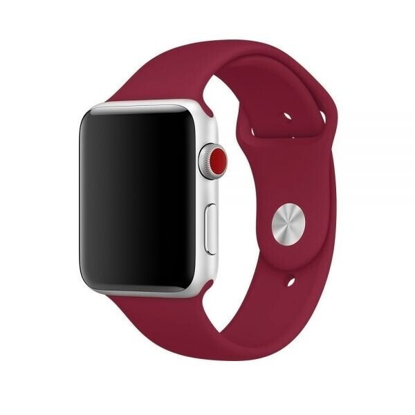 

Ремешок Silicone Band for Apple Watch 42/44mm Rose Red