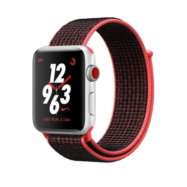 

Ремешок нейлоновый Blankcase for Apple Watch 42/44mm Black Red