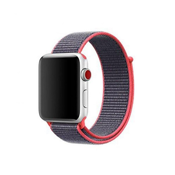 

Ремешок нейлоновый Blankcase for Apple Watch 42/44mm Pink Gray