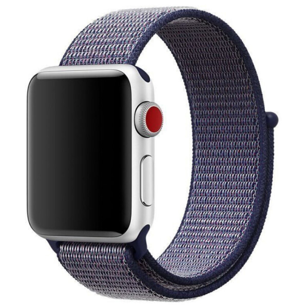 

Ремешок нейлоновый Blankcase for Apple Watch 42/44mm Navy Blue