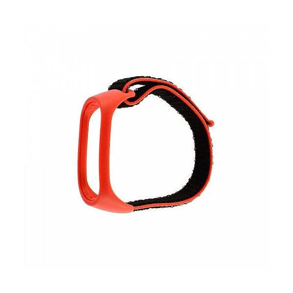 

Ремешок нейлоновый Greatcase Хiaomi Mi Band 3/Mi Band 4 Red-black
