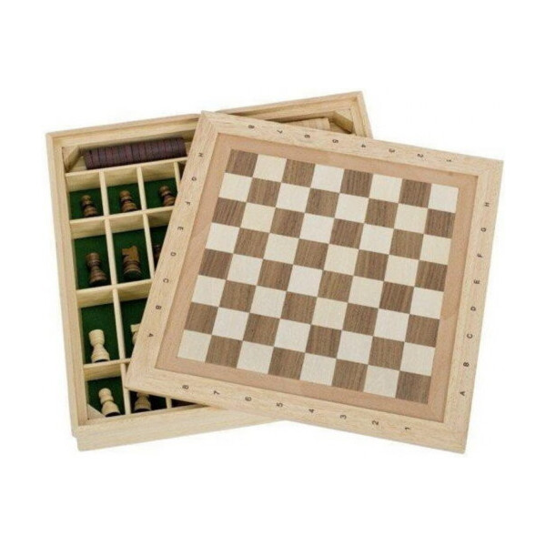 

Настольная игра Goki Шахматы, шашки, мельница (56953G)