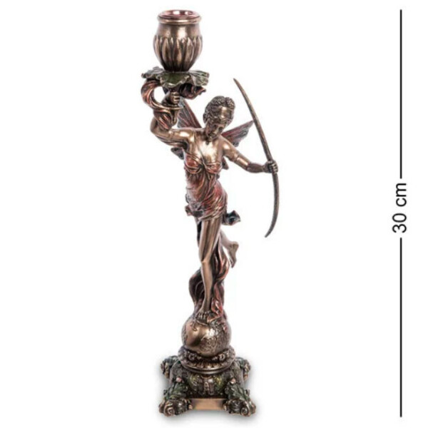 

Статуэтка подсвечник Диана-богиня охоты 30 см Veronese 1906302