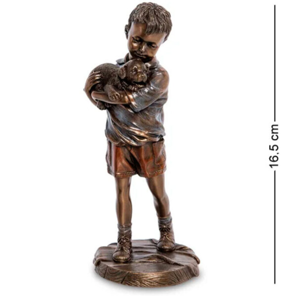 

Статуэтка Мальчик с собакой 16,5 см Veronese 1906314