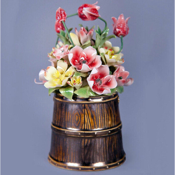 

Статуэтка «Корзина с цветами» 18 см veronese 461-225