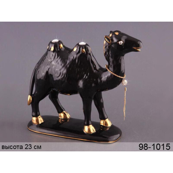 

Статуэтка «Верблюд daddy black» 23 см lefard 98-1015