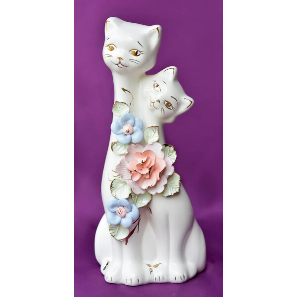 

Статуэтка «Близнецы котики» 32 см slav ceramics тс00511