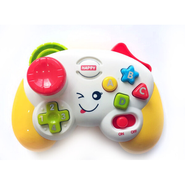 

Игрушечный музыкальный джойстик геймпад Chimstar toys желтый