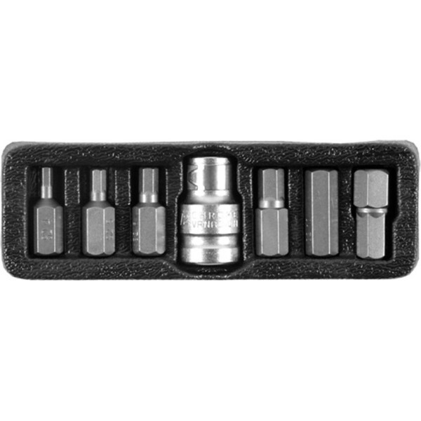 

Набор бит Ultra HEX 1/2" 7 шт. S2 (пласт. кейс) (4013202)