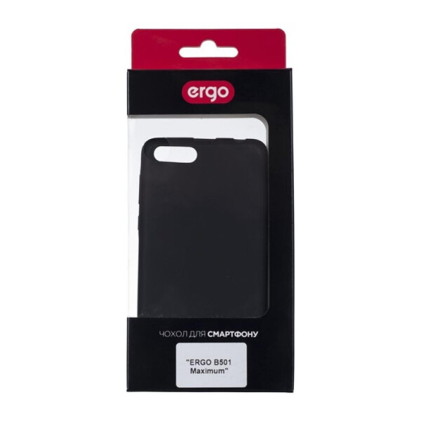 

Чехол для мобильного телефона Ergo B501 Maximum - Shiny (Black) (6412251)