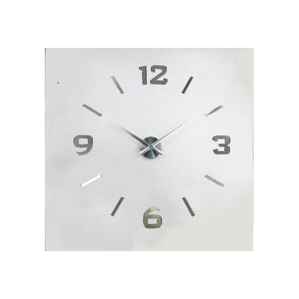 

Настенные 3D часы DIY CLOCK от 60 до 90см Silver (ZH528-S)