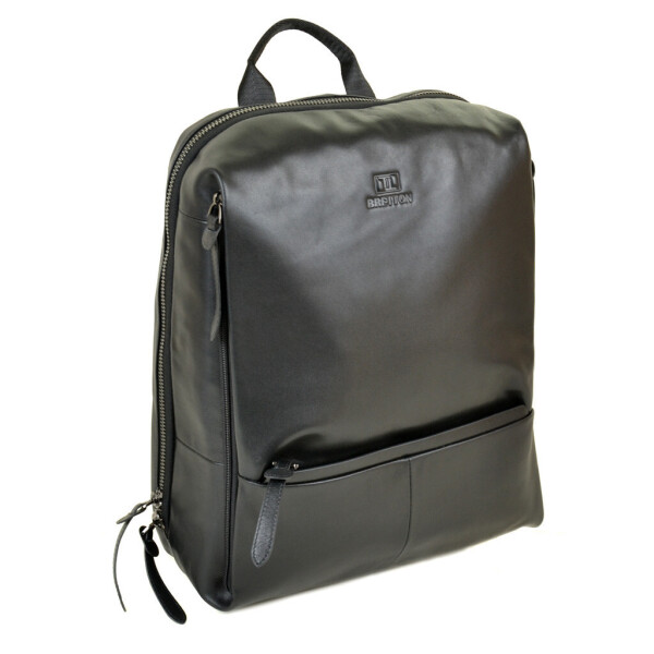 

Рюкзак стильный кожаный BRETTON (30*38*15 см) BE 2004-5 black