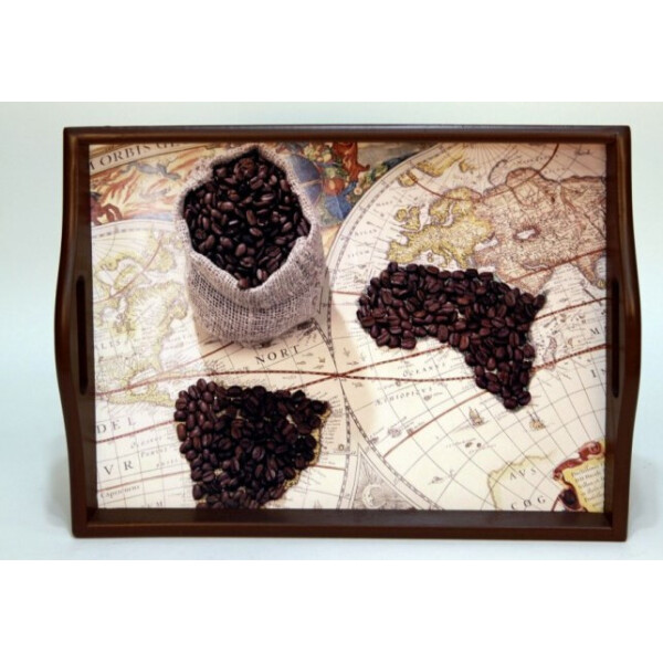 

Поднос на подушке с ручками "Coffee" 49*36*8 (6021-10)