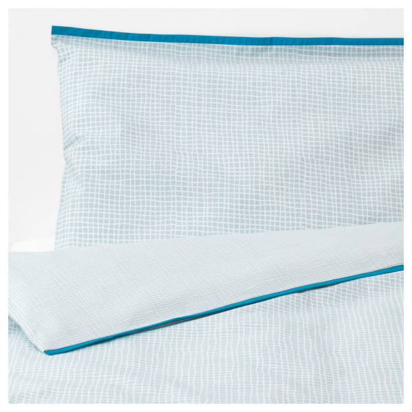

IKEA KLAMMIG 110x125 / 35x55 см бирюзовый (503.730.16)