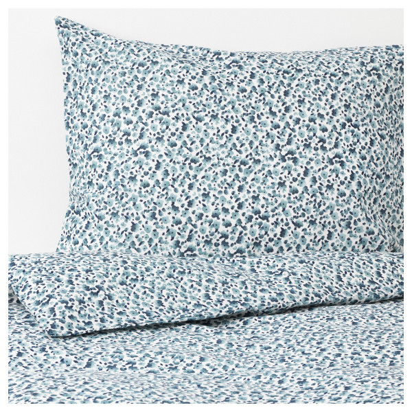 

IKEA VATTENMYNTA 150х200 см белый синий (403.902.62)