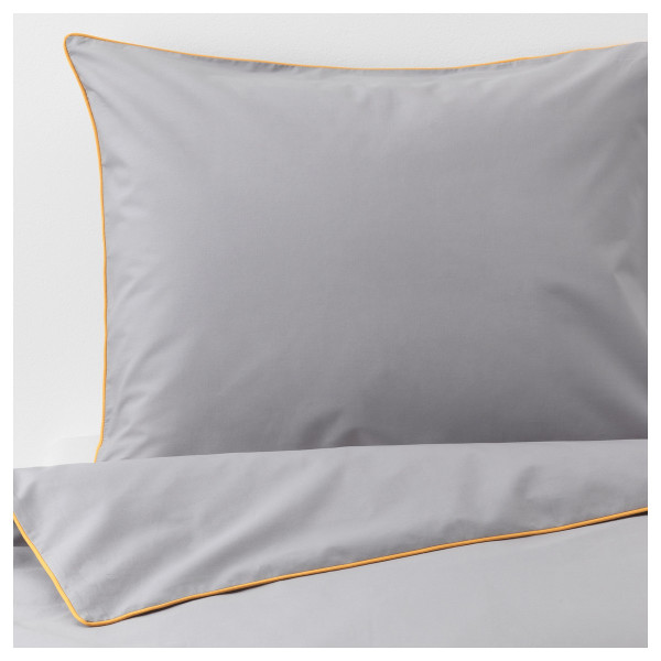 

IKEA KUNGSBLOMMA 200x200 / 50x60 см серый (004.231.46)