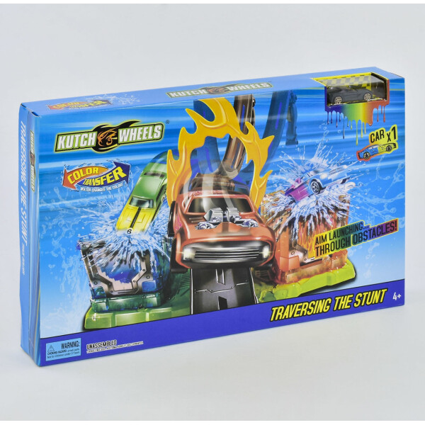

Автотрек Kutch Wheels Пересечение машинка меняет цвет 2 машинки (S 8819)