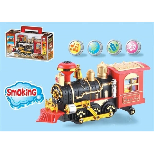 

Музыкальный паровоз Star Toys музыка, свет, дым (2411)