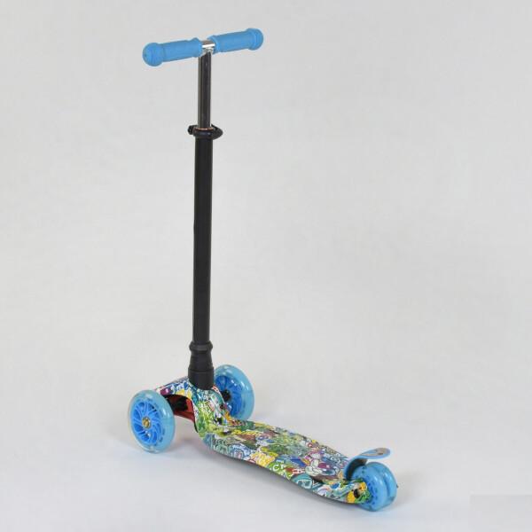 

Самокат MAXI Best Scooter 4 колеса свет 60кг Синий от 2 лет (113-87249)