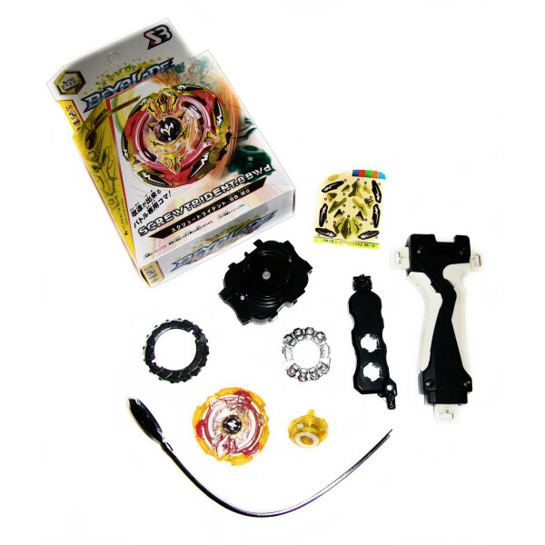 

Волчок Beyblade Screw Trident S3+ (Бейблейд Скрю Трайдент) В-103 с пусковым устройством + ручка (658874668)