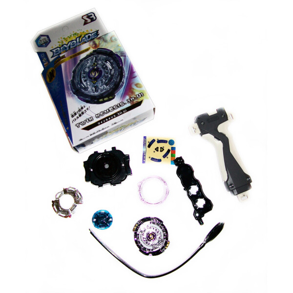 

Волчок Beyblade В-102 TWIN NEMESIS (Бейблэйд Твин Немесис) с пусковым устройством + ручка (7658790)