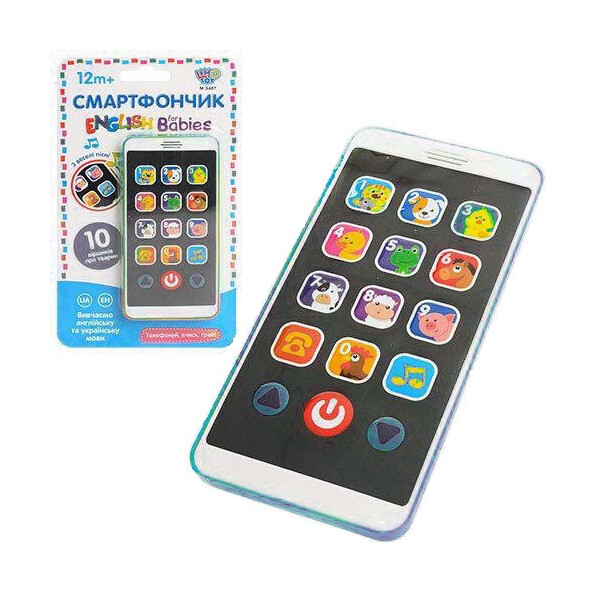 

Интерактивный телефон Limo Toy Смартфончик Синий (м 3487)